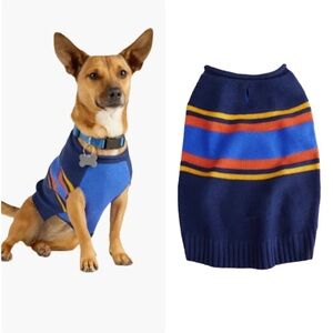 NWT Youly Striped Dog Sweater M